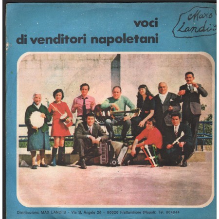 Menecone Vinile 7" 45 giri Voci Di Venditori Napoletani / Tarantella Paisana Nuovo