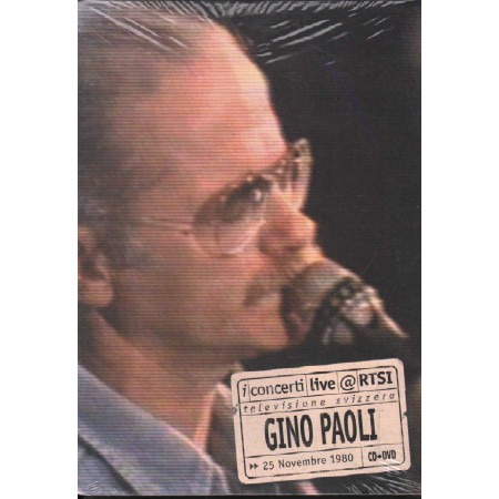 Gino Paoli DVD I Concerti Live RTSI 25 Novembre 80 Edel – 0173109ERE Sigillato