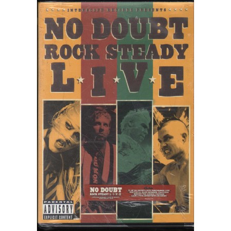 No Doubt DVD Rock Steady Live Interscope Records – 0602498612538 Sigillato