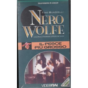 Nero Wolfe: Il Pesce Piu Grosso VHS Giuliana Berlinguer Univideo - VRN2146 Sigillato Nero Wolfe: Il Pesce Piu Grosso VHS Giuliana Berlinguer Univideo - VRN2146 Sigillato