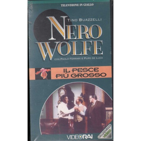 Nero Wolfe: Il Pesce Piu Grosso VHS Giuliana Berlinguer Univideo - VRN2146 Sigillato