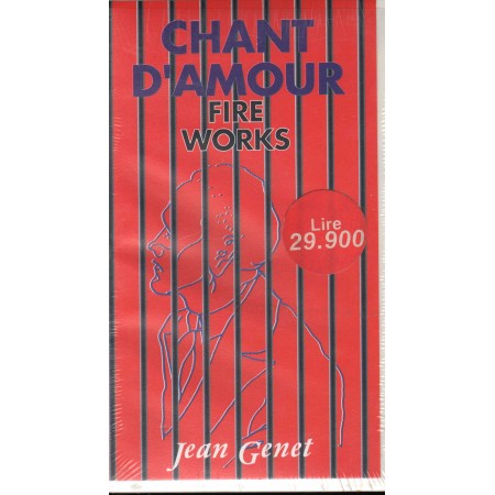 Chant D'Amour / Fire Works VHS Jean Genet Univideo - CE3022 Sigillato