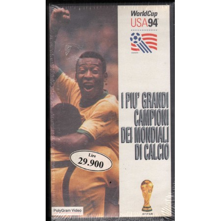 World Cup Usa 94: I Piu' Grandi Campioni Dei Mondiali Di Calcio VHS Univideo - 6308223 Sigillato