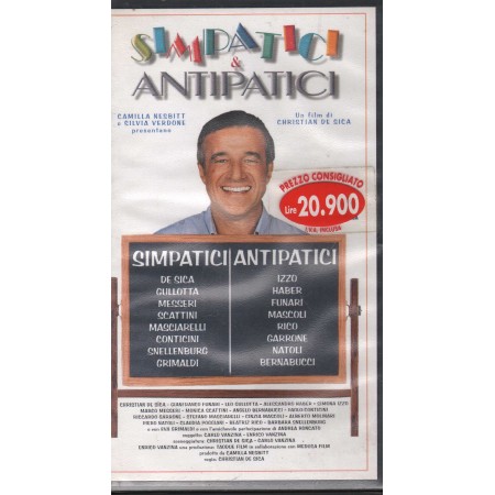 Simpatici E Antipatici VHS Christian De Sica Univideo - 1062502 Sigillato