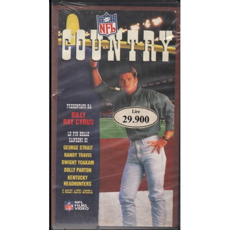 NFL Country Le Piu' Belle Canzoni VHS Billy Ray Cyrus Univideo - 085493 Sigillato
