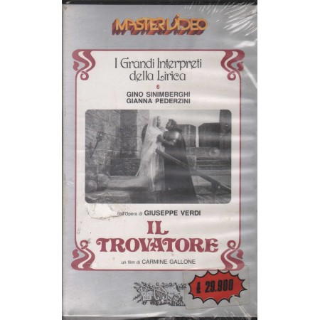 Giuseppe Verdi: Il Trovatore VHS Carmine Gallone Univideo - OL06 Sigillato