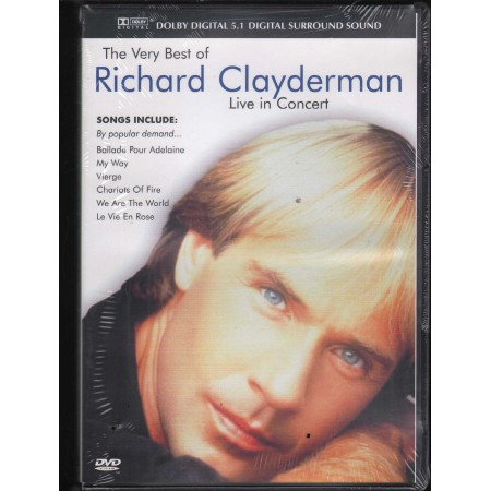 Richard Clayderman DVD Live In Concert Direct Video – DVDUK051D Sigillato