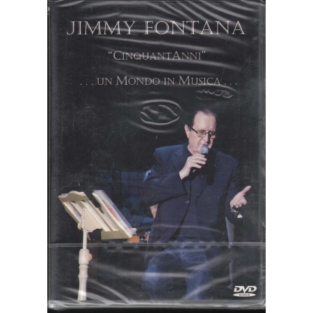 Jimmi Fontana DVD Cinquant'Anni - Un Mondo In Musica Azzurra Music  –  DVD1037 Sigillato