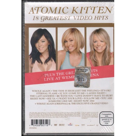 Atomic Kitten DVD Greatest Hits Live At Wembley Arena Plus 18 Greatest