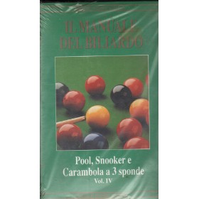 Il Manuale Del Biliardo Vol IV VHS Mario Canale Univideo - EHVVDST00131 Sigillato Il Manuale Del Biliardo Vol IV VHS Mario Canale Univideo - EHVVDST00131 Sigillato