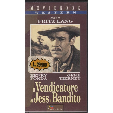 Il Vendicatore Di Jess Il Bandito VHS Fritz Lang Univideo - CT00084 Sigillato
