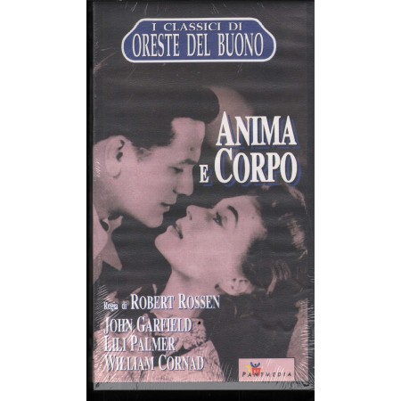 Anima E Corpo VHS Robert Rossen Univideo - CT00065 Sigillato