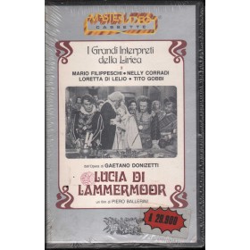 Lucia Di Lammermoor VHS Piero Ballerini Univideo -  OL2 Sigillato Lucia Di Lammermoor VHS Piero Ballerini Univideo -  OL2 Sigillato