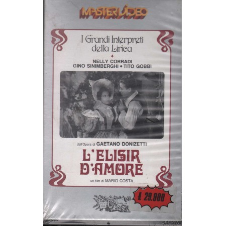 L' Elisir D' Amore VHS Mario Costa Univideo -  OL4 Sigillato