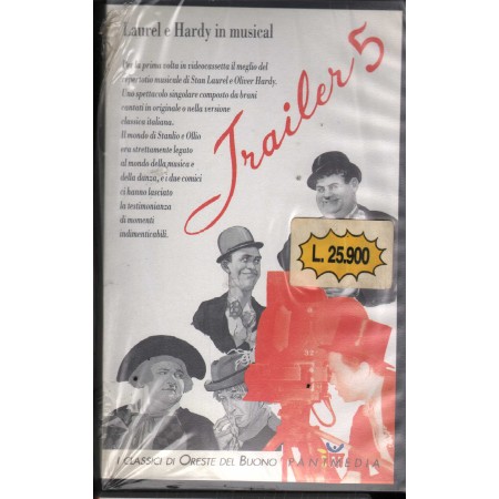 I Classici Di Oreste Del Buono: Laurel E Hardy In Musical VHS Univideo - CT00025 Sigillato