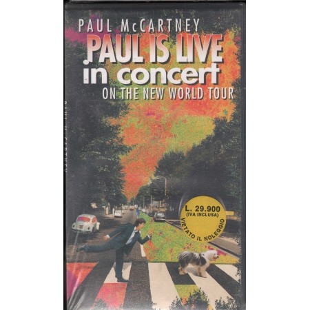 Paul McCartney: Paul Is Live In Concert VHS Univideo - MPAR4 Sigillato
