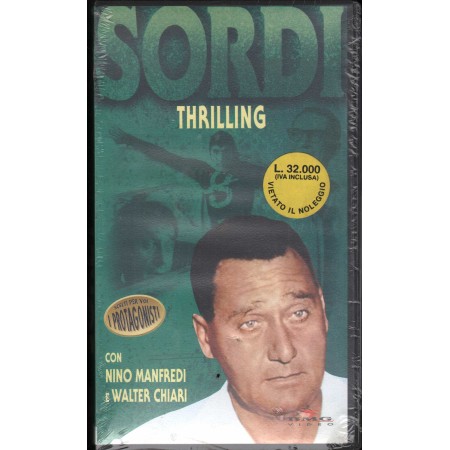 Sordi: Thrilling VHS Ettore Scola Univideo - PAR144 Sigillato