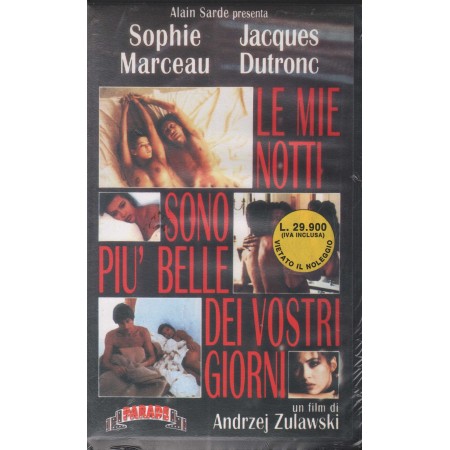 Le Mie Notti Sono Piu' Belle Dei Vostri Giorni VHS Andrzej Zuławski Univideo - PAR154 Sigillato