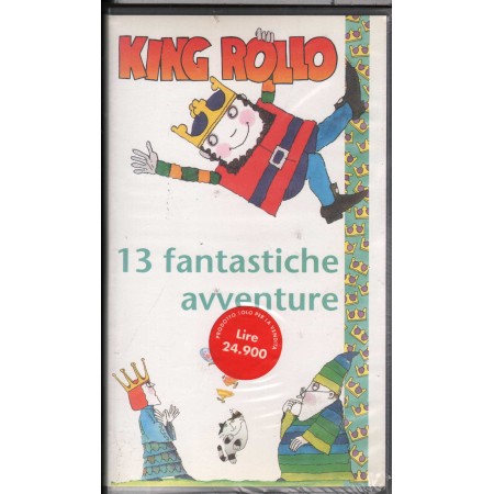 King Rollo: 13 Fantastiche Avventure VHS David Mckee Univideo - CI60062 Sigillato