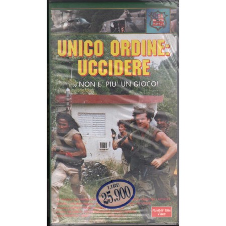 Unico Ordine Uccidere VHS Kimberley Casey Univideo - NO62842 Sigillato