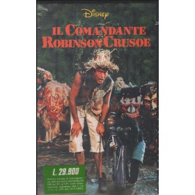 Il Comandante Robin Crusoe VHS Byron Paul Univideo - VS4340 Sigillato Il Comandante Robin Crusoe VHS Byron Paul Univideo - VS4340 Sigillato