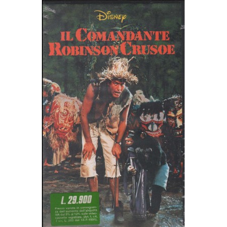 Il Comandante Robin Crusoe VHS Byron Paul Univideo - VS4340 Sigillato