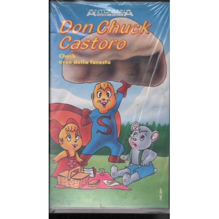 Don Chuck Castoro: Chuck Eroe Della Foresta VHS Univideo - AFV010 Sigillato