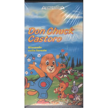 Don Chuck Castoro: Giocando Nella Foresta VHS Univideo - AFV011 Sigillato