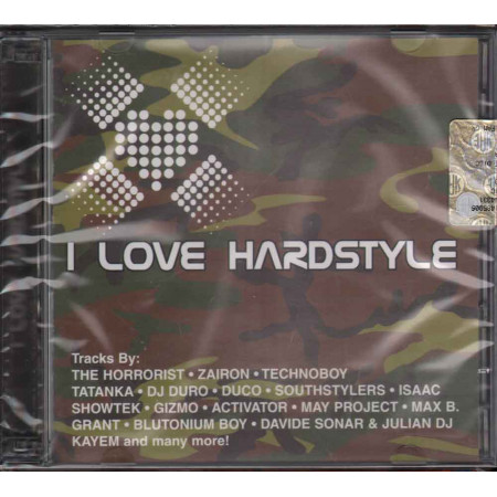 AA.VV. DOPPIO CD I Love Hardstyle Nuovo Sigillato 8032484013797