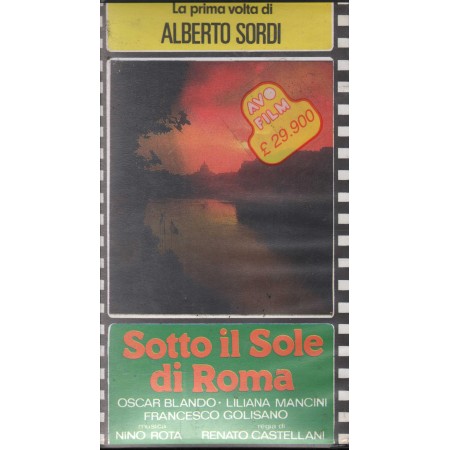 Sotto Il Sole Di Roma VHS Renato Castellani Univideo - NSDC02 Sigillato