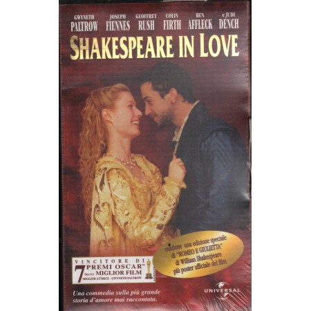 Shakespeare In Love VHS Libro John Madden Univideo - 0044006144634 Sigillato