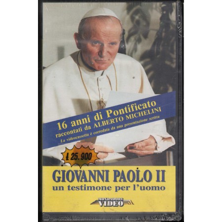 Giovanni Paolo II, Un Testimone Per L'Uomo VHS Univideo - MVM08069 Sigillato