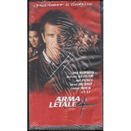 Arma Letale 4 VHS Richard Donner Univideo - PIV16075 Sigillato