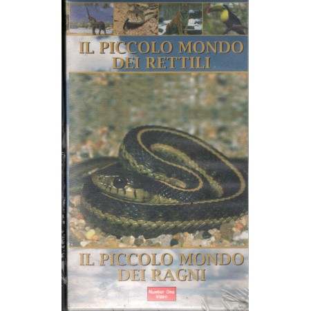 Il Piccolo Mondo Dei Rettili E Dei Ragni VHS Sergio Pellegrini Univideo - NO63962 Sigillato