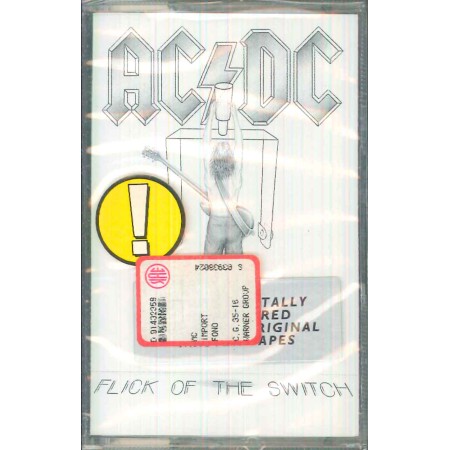 AC/DC MC7 Cassette Flick Of The Switch Sigillato ATCO Records – 7567-92448-4