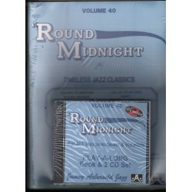 Jamey Aebersold CD - Libro Spartito Round Midnight, Vol. 40 Sigillato Jamey Aebersold CD - Libro Spartito Round Midnight, Vol. 40 Sigillato