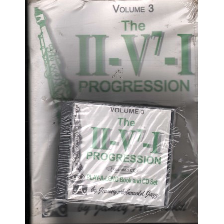 Jamey Aebersold CD - Libro Spartito The II-V-I Progression Vol.3 Sigillato