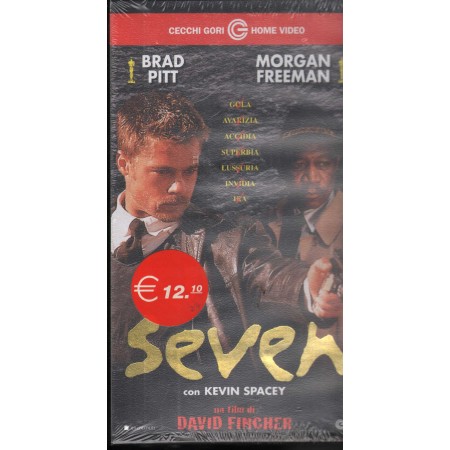 Seven VHS David Fincher Univideo - 3192 Sigillato