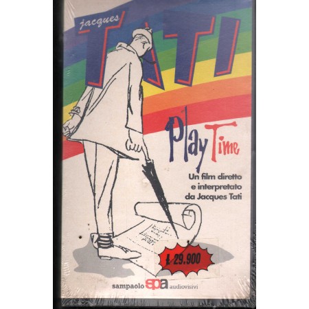 Play Time: Jacques Tati VHS Jacques Tati Univideo - 4702034 Sigillato