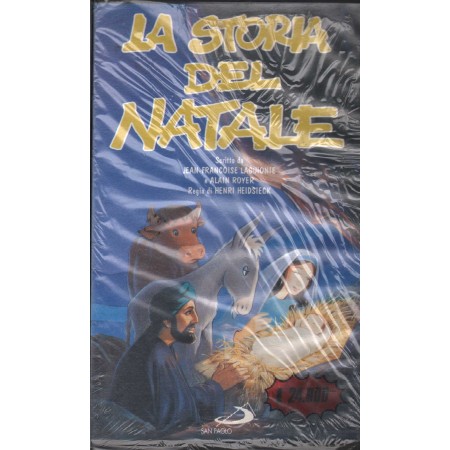 La Storia Del Natale VHS Henri Heidsieck Univideo - 4707108CR66 Sigillato