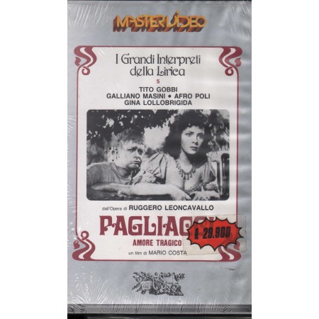 Pagliacci - Amore Tragico VHS Mario Costa Univideo - OL5 Sigillato