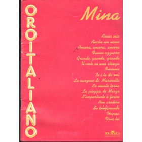 Oro Italiano - Linea Melodica, Accordi E Testo Libro - Spartito Mina Nuovo Oro Italiano - Linea Melodica, Accordi E Testo Libro - Spartito Mina Nuovo