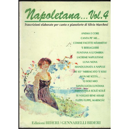 La Canzone Napoletana Vol. 4 Libro - Spartito Nuovo