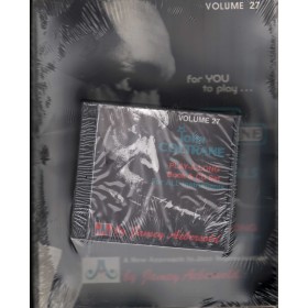 Jamey Aebersold CD - Libro Eight Jazz Originals By John Coltrane Vol. 27 Sigillato Jamey Aebersold CD - Libro Eight Jazz Originals By John Coltrane Vol. 27 Sigillato