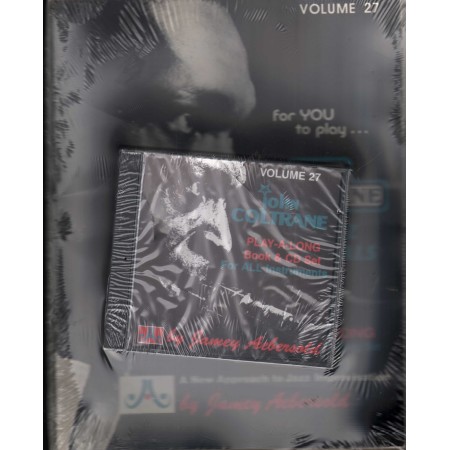 Jamey Aebersold CD - Libro Eight Jazz Originals By John Coltrane Vol. 27 Sigillato
