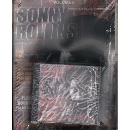 Jamey Aebersold CD - Libro Sonny Rollins: Jazz Play Along Vol.8 Sigillato