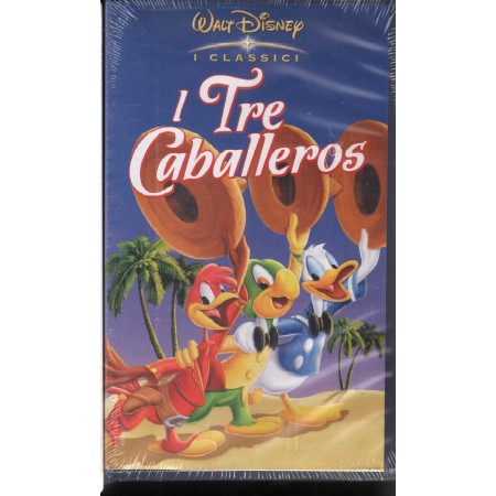 I Tre Caballeros VHS Walt Disney Univideo - VS5144 Sigillato