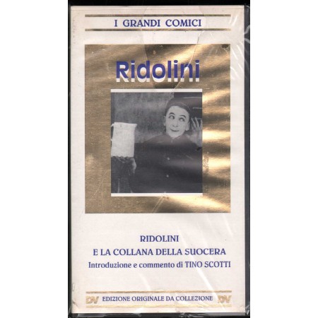 Ridolini E La Collana Della Suocera VHS Larry Semon Univideo - DVK324 Sigillato