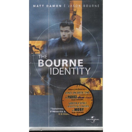 The Bourne Identity VHS Doug Liman Univideo - 748200123U Sigillato