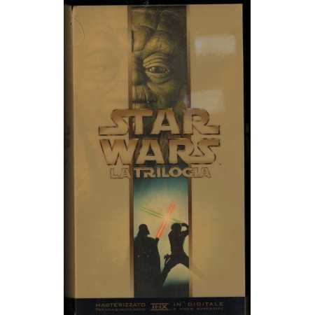 Star Wars La Trilogia: Una Nuova Speranza - L'Impero Colpisce Ancora - Il Ritorno Dello Jedi VHS Univideo - 21365SM Sigillato